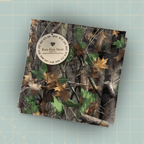 Camo Leaves Boy Hunting