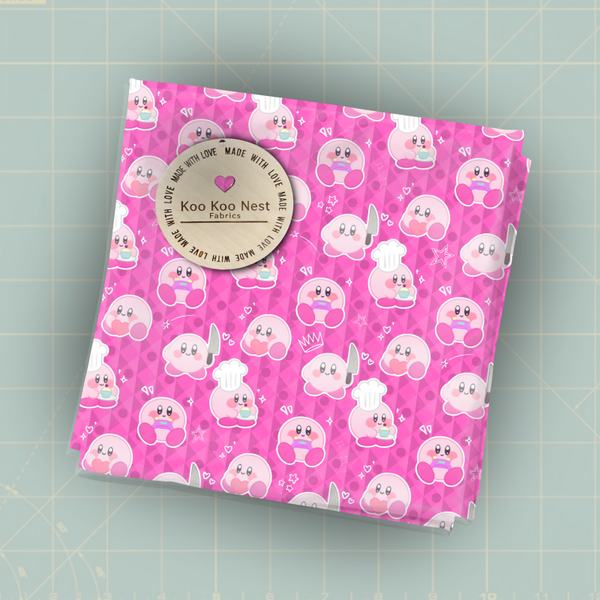 Kirby Girl Gamer Polkadot Pink