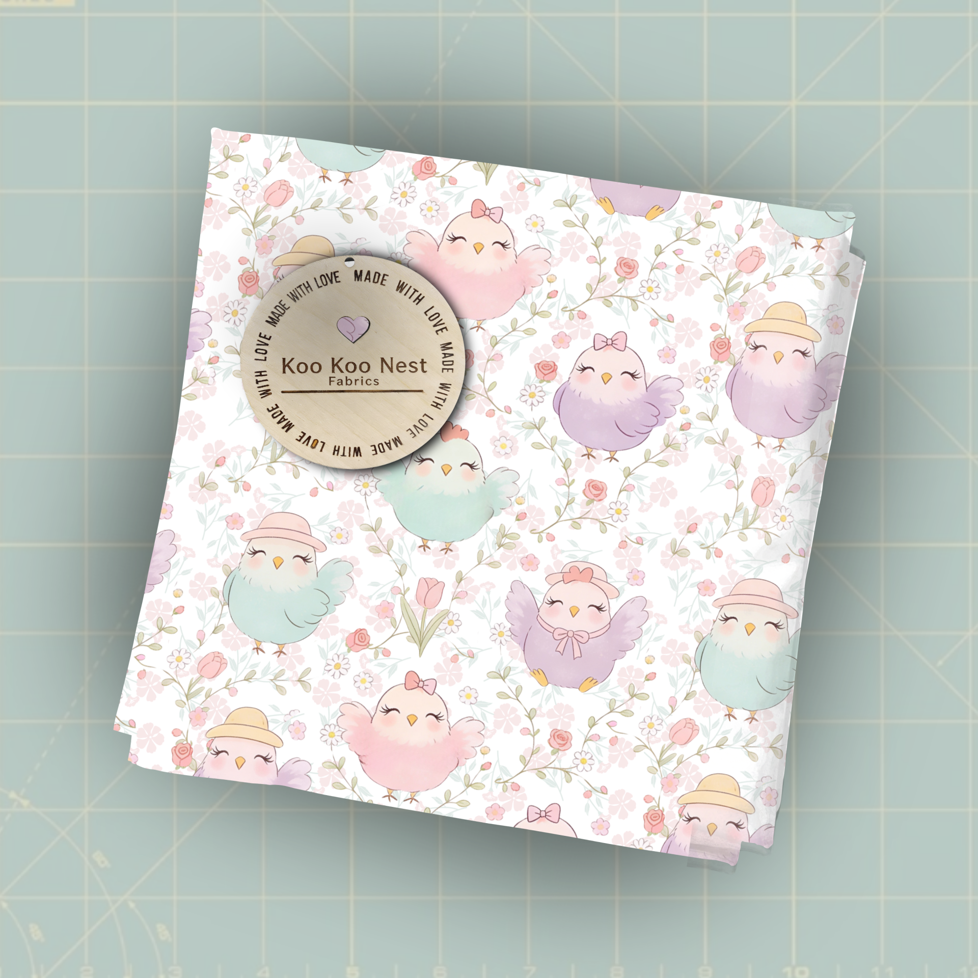 Girly Chickens Floral Chick girl