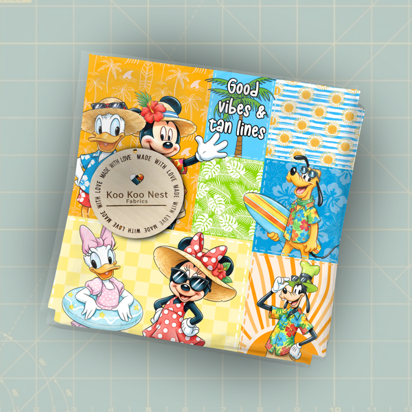 Disney Summer Patchwork girl boy