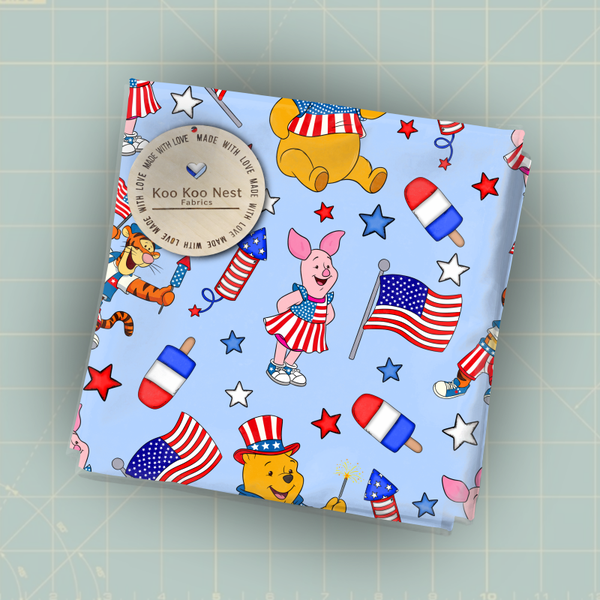 July 4th pooh bear PB boy girl