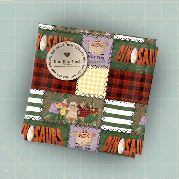 Dinosaurs TV Old School Class boy girl patchwork