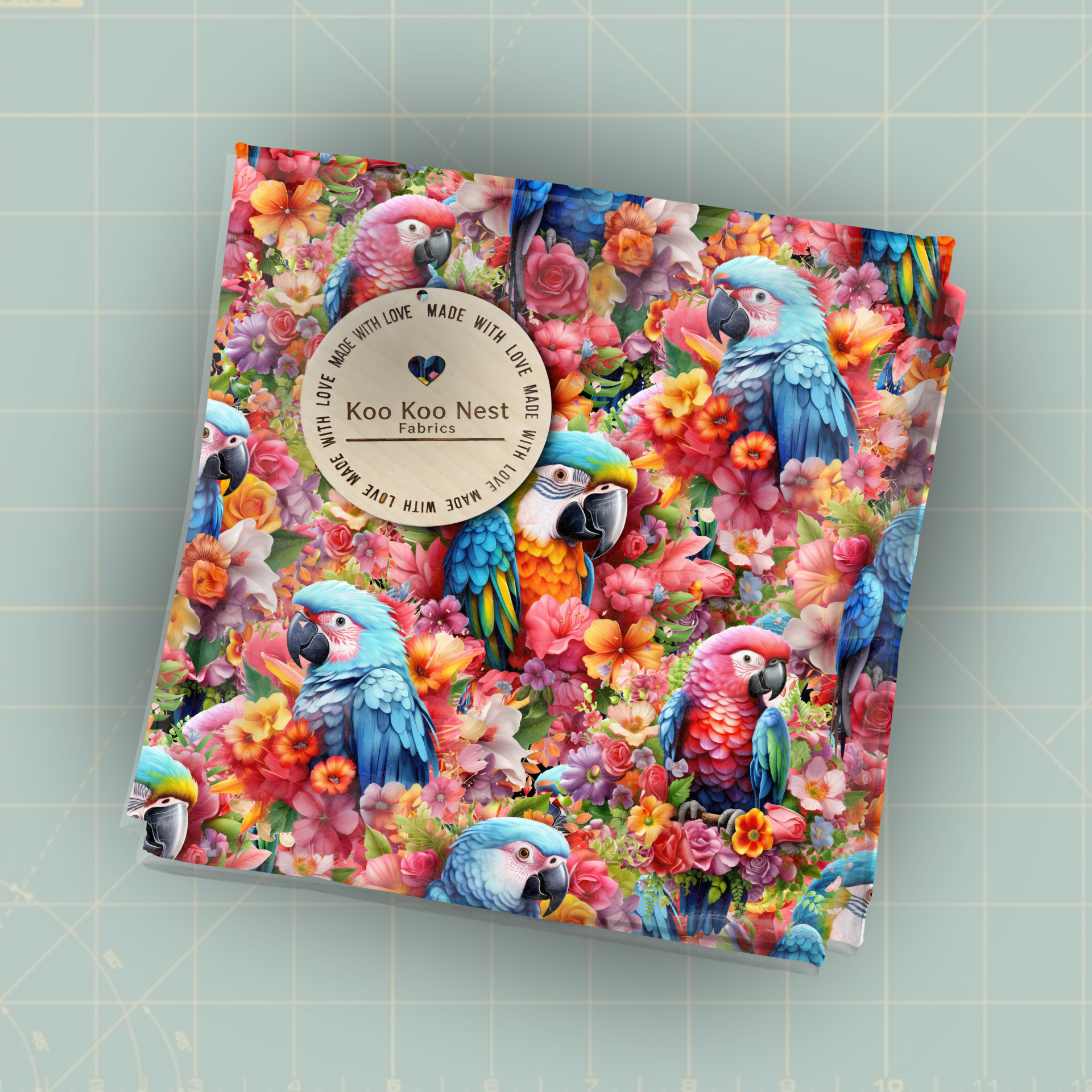 Pink Parrot Girl Bird