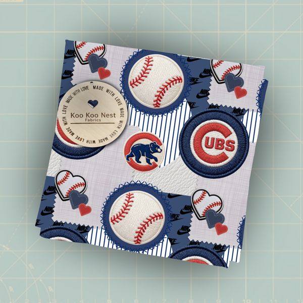 Chicago Cubs Patchwork girl