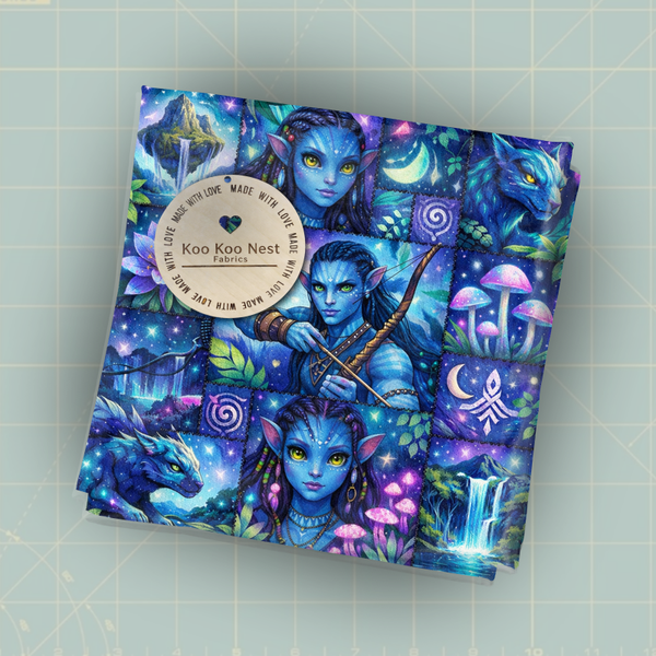 Avatar movies boy girl neon