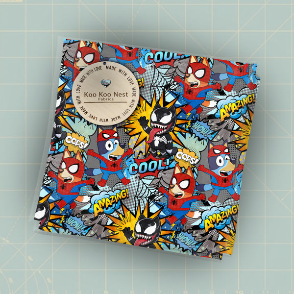 Blue Dog Spiderman boy girl
