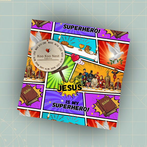 Jesus is my superhero comic boy girl