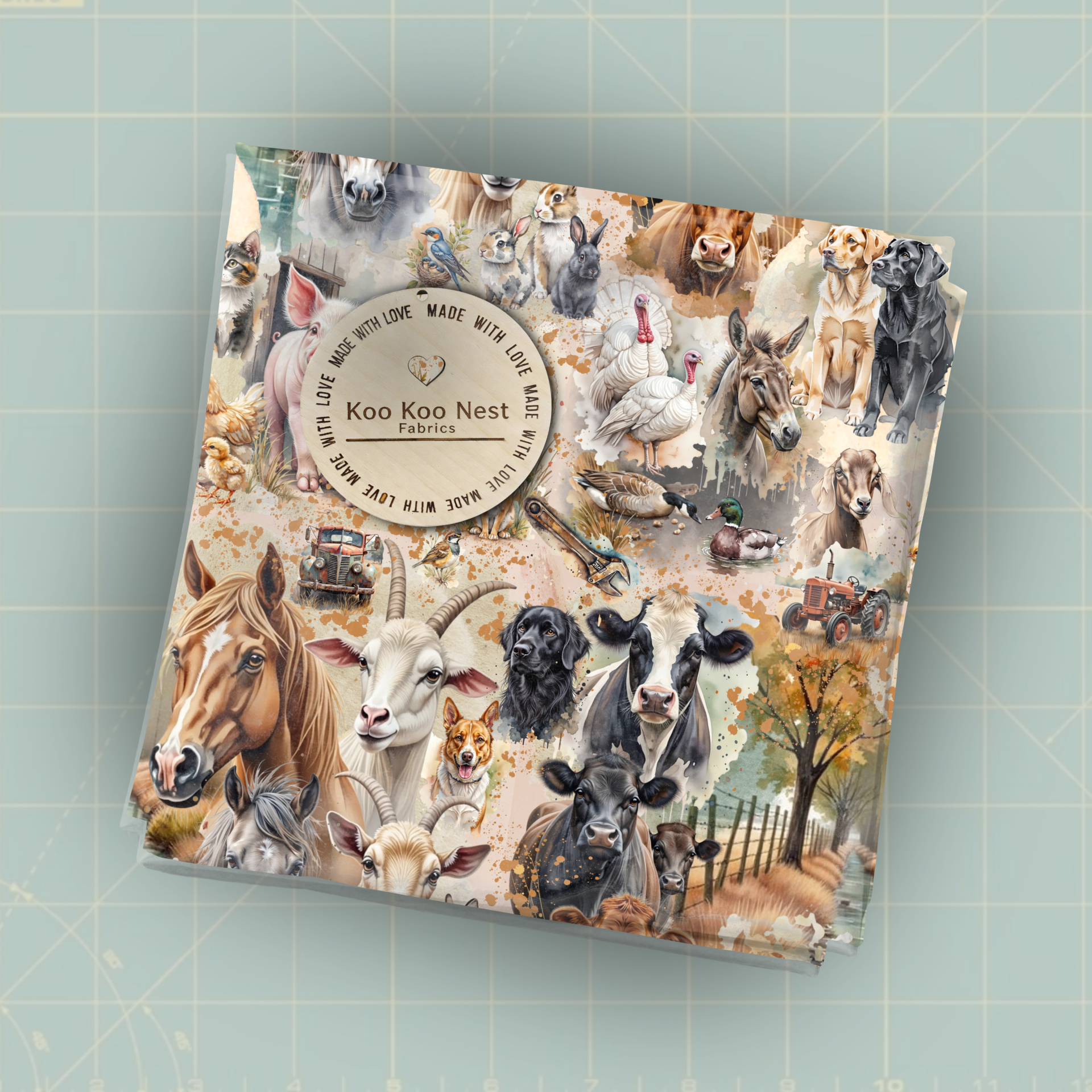 Farm Animal Real Boy Girl