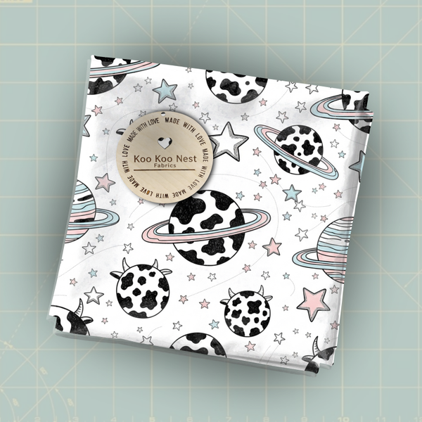 Cow Print Planets Girl Boy