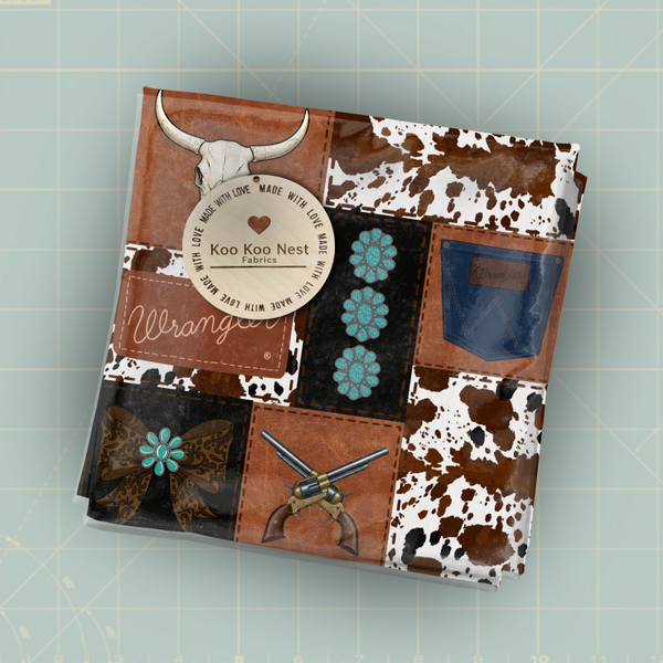 Cow Wrangler Patchwork western