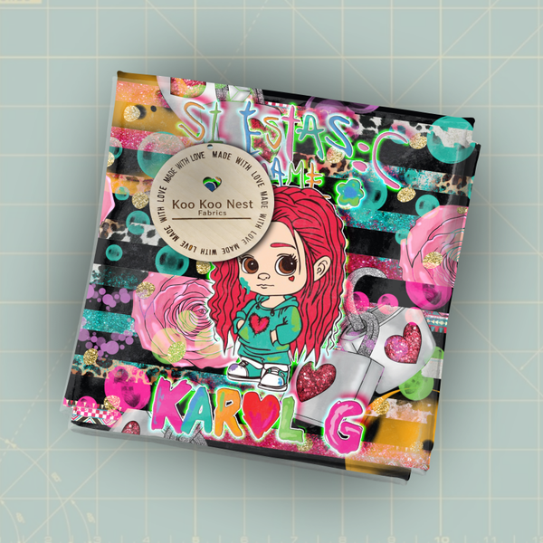 Karol Cow Leopard Glitter Girl