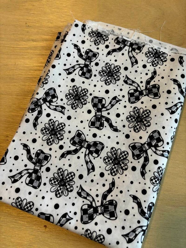 Checker Bow Girl Vans Racing