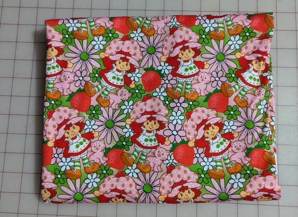 SC Strawberry Shortcake Flowers Cat Pink Green