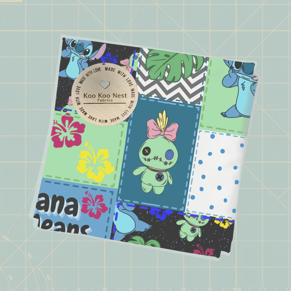 Lilo Stitch Halloween Patchwork