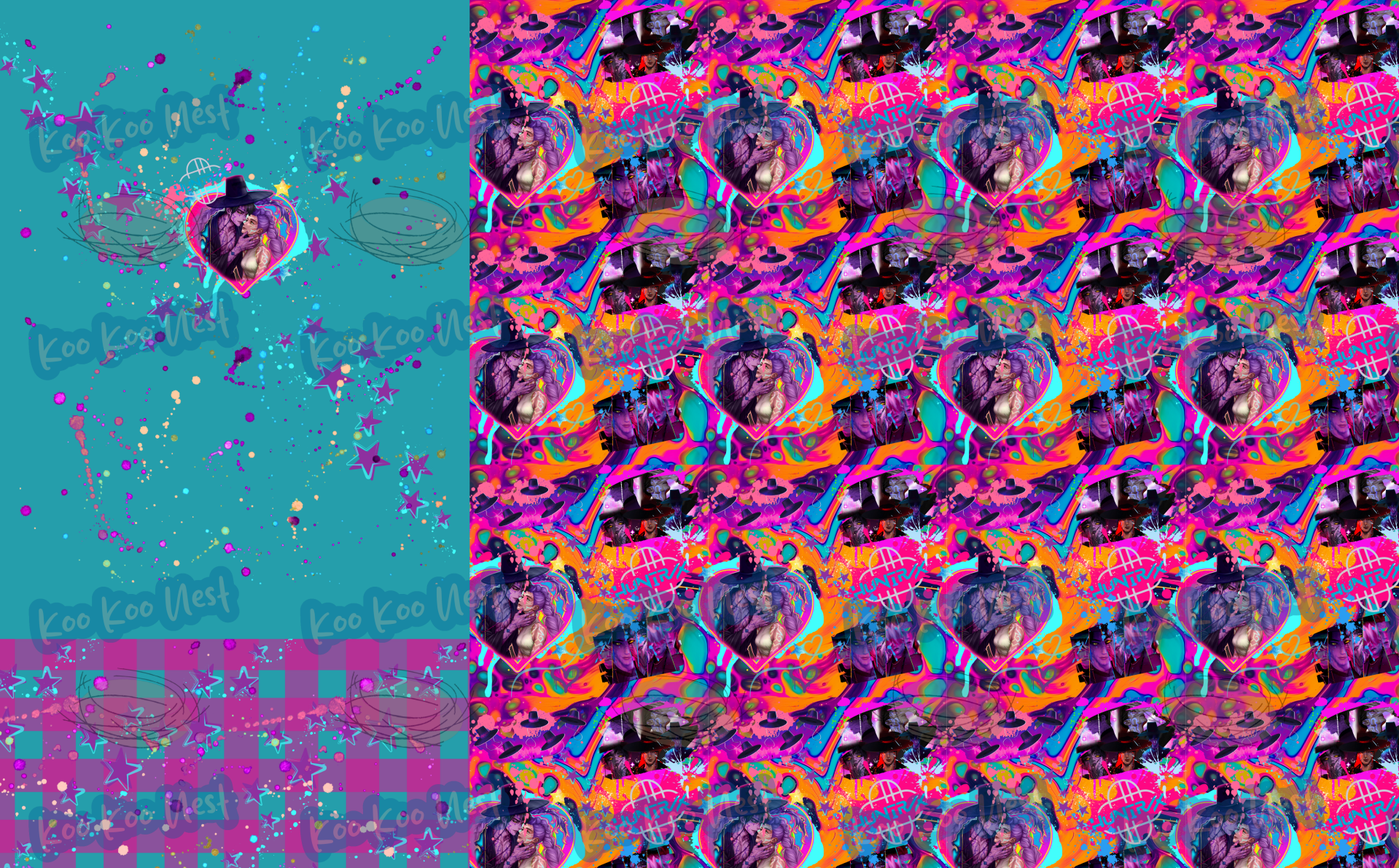 KP abstract kpop girl rapport