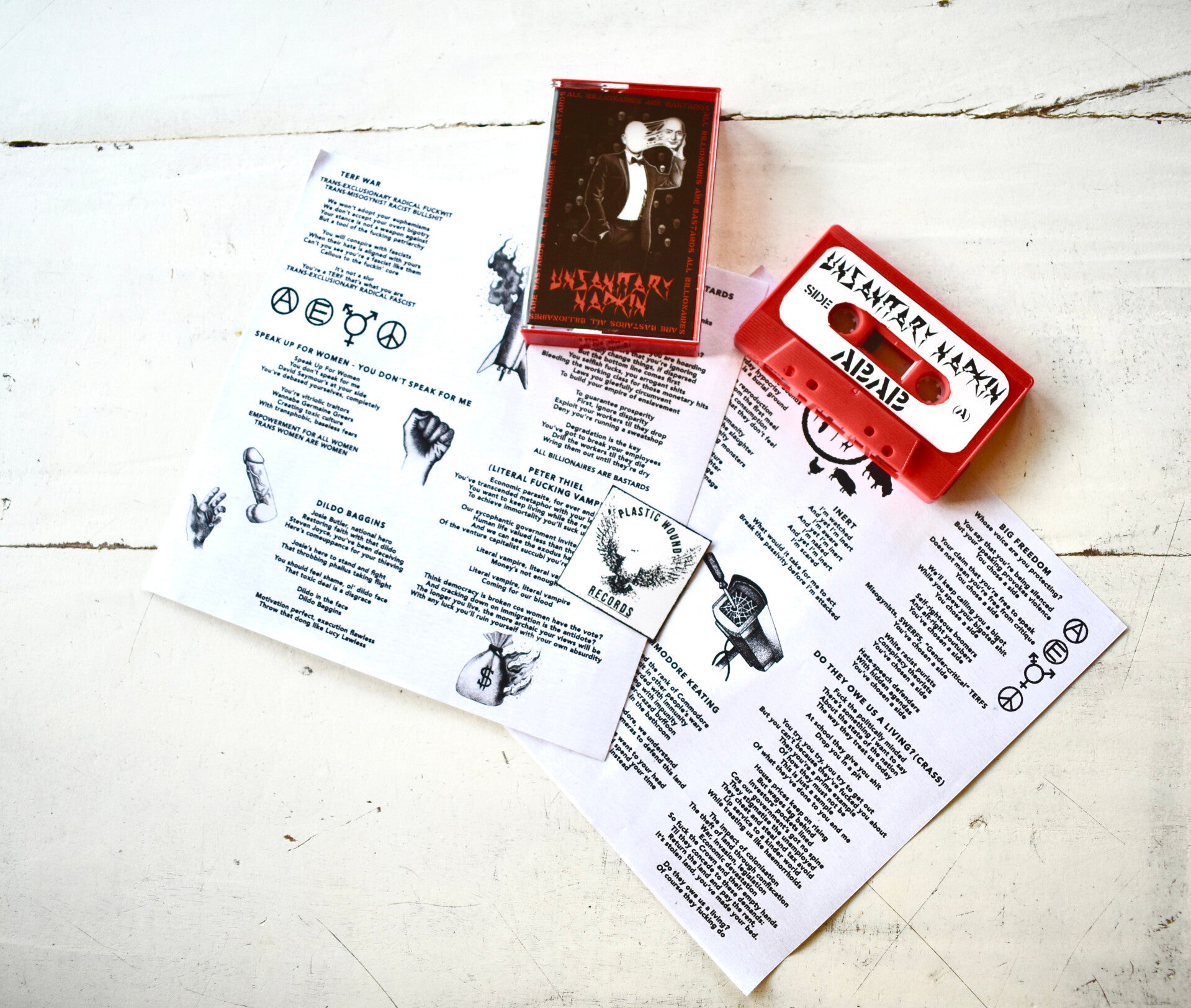 UNSANITARY NAPKIN - All Billionaires Are Bastards