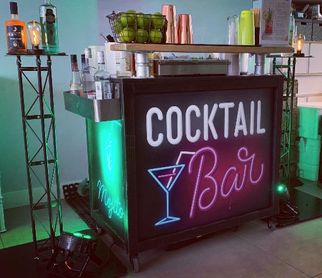 mobiele bar met bartender locatie huren