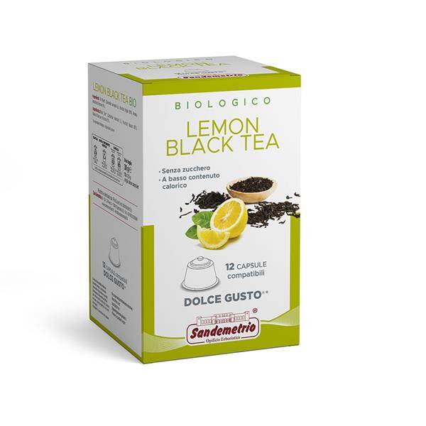 Sandemetrio Lemon Black Tea - 12 Capsule Compatibili Dolce Gusto