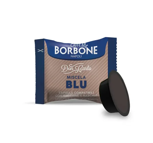Caffè Borbone Don Carlo Miscela Blu - 100 Capsule Compatibili A Modo Mio