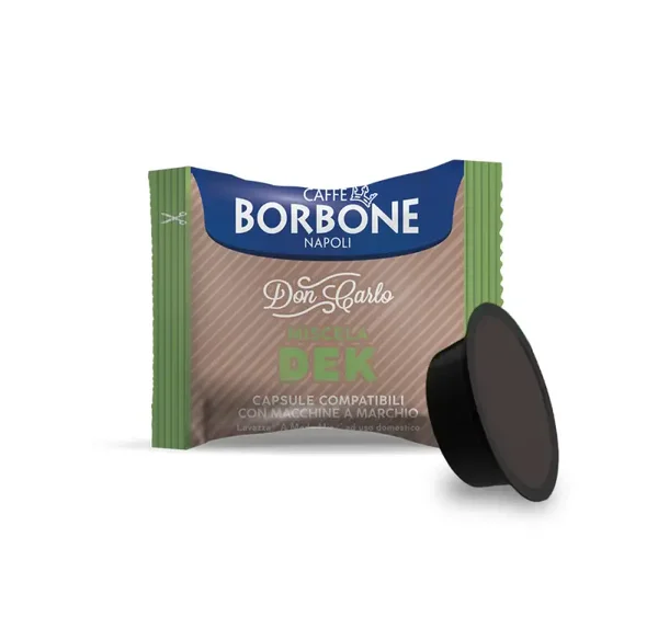 Caffè Borbone Don Carlo Miscela Dek - 100 Capsule Compatibili A Modo Mio