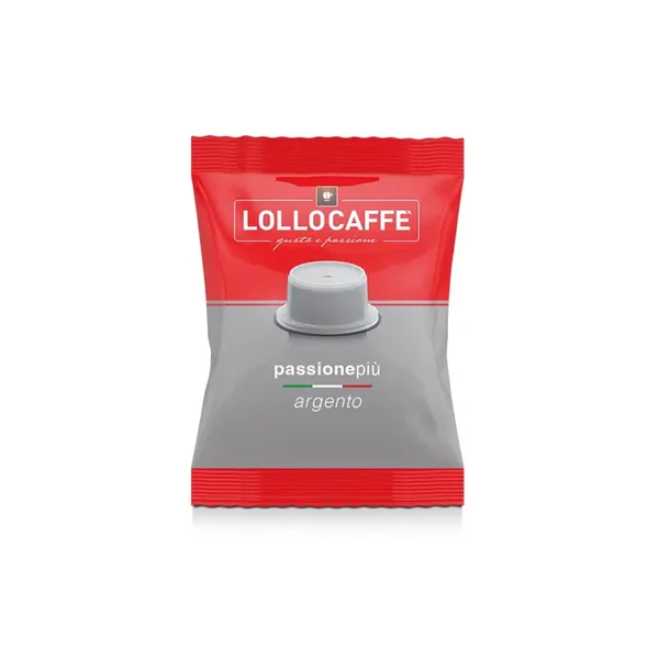 Lollo Caffè Miscela Argento - 100 Capsule Compatibili Uno System
