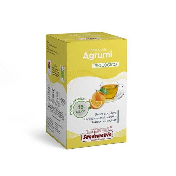Sandemetrio Agrumi Bio - 18 Cialde Compostabili