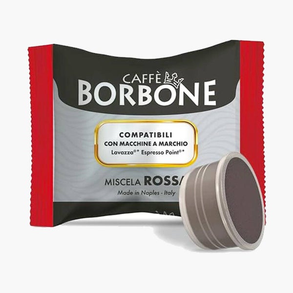 Caffè Borbone Miscela Rossa - 100 Capsule Compatibili Espresso Point