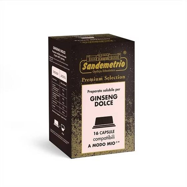 Sandemetrio Ginseng Dolce - 16 Capsule Compatibili A Modo Mio