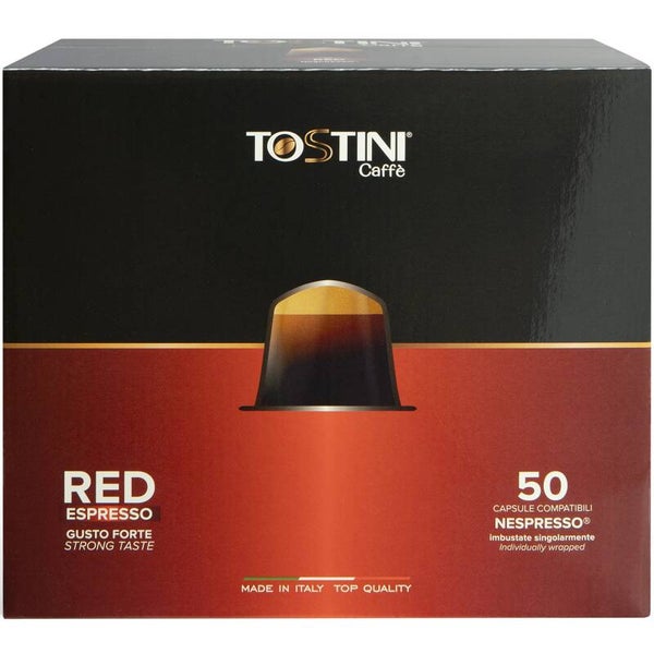 Tostini Miscela Red - 50 Capsule Compatibili Nespresso