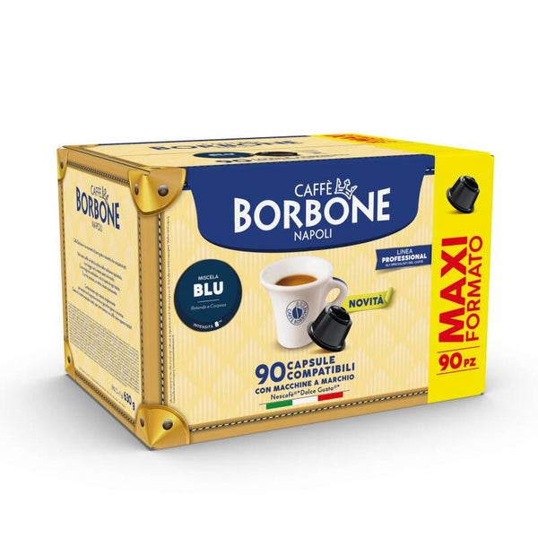 Caffè Borbone Miscela Blu - 90 Capsule Compatibili Dolce Gusto