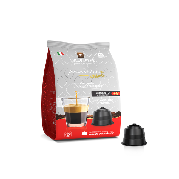 Lollo Caffè Miscela Argento - Capsule Compatibili Dolce Gusto