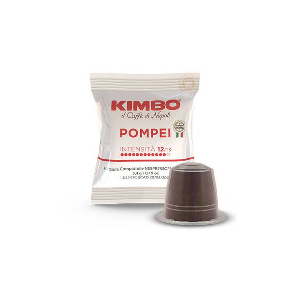 Kimbo Miscela Pompei - 100 Capsule Compatibili Nespresso