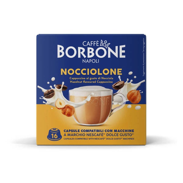 Caffè Borbone Nocciolone - 16 Capsule Compatibili Dolce Gusto