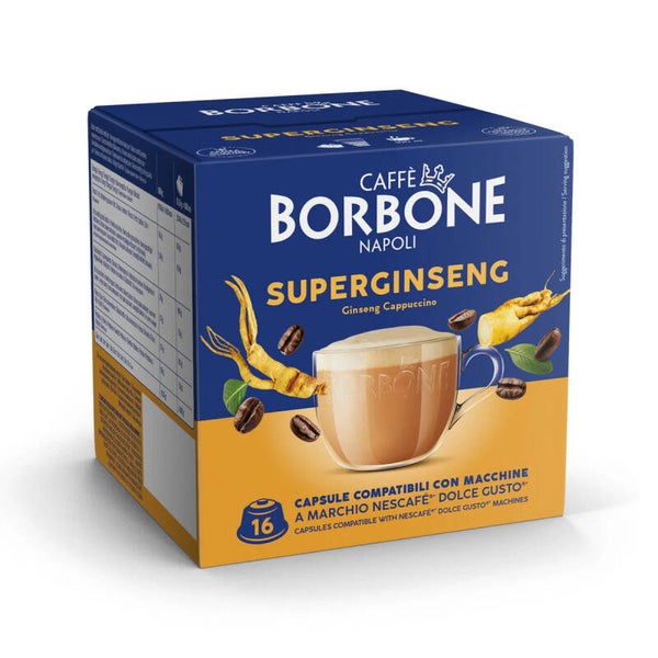 Caffè Borbone Super Ginseng - 16 Capsule Compatibili Dolce Gusto