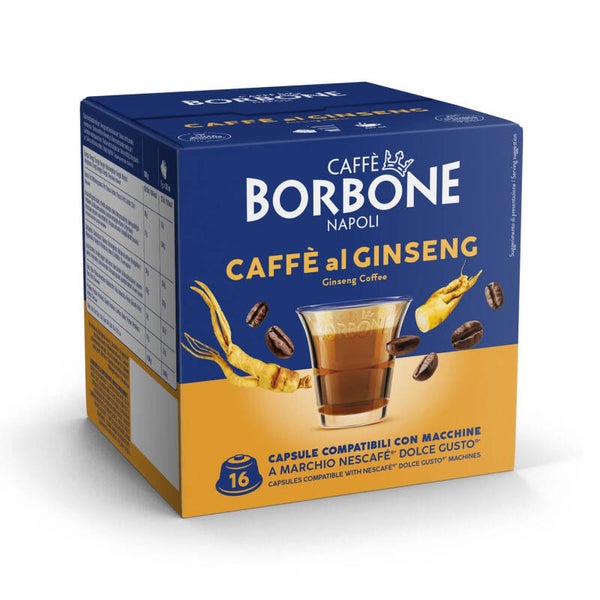 Caffè Borbone Caffè al Ginseng - 16 Capsule Compatibili Dolce Gusto