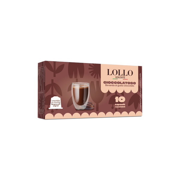 Lollo Caffè Cioccolatoso - 10 Capsule Compatibili Nespresso