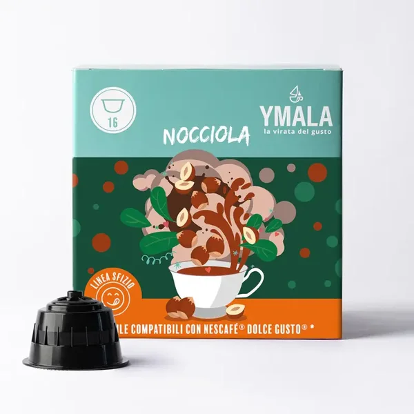 Ymala Nocciola - 16 Capsule Compatibili Dolce Gusto