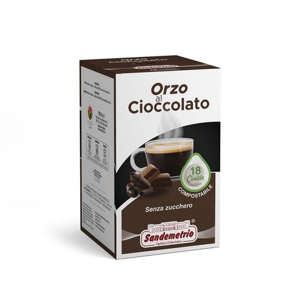 Sandemetrio Orzo al Cioccolato - 18 Cialde Compostabili