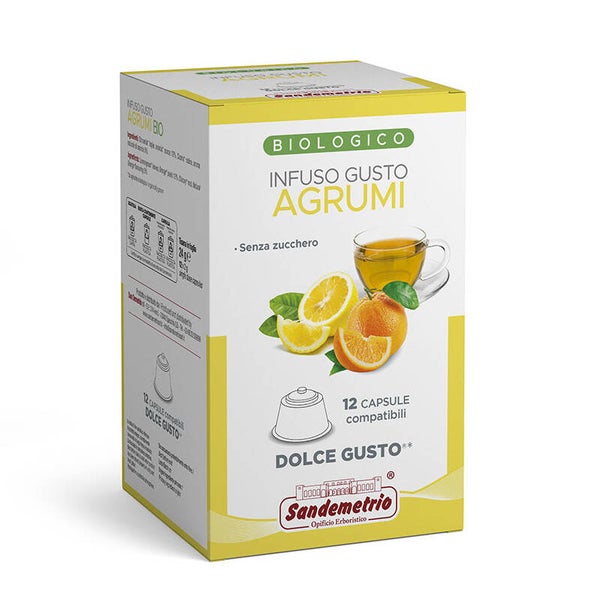 Sandemetrio Agrumi - 12 Capsule Compatibili Dolce Gusto