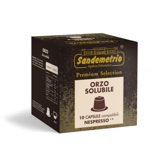 Sandemetrio Orzo Solubile - 10 Capsule Compatibili Nespresso