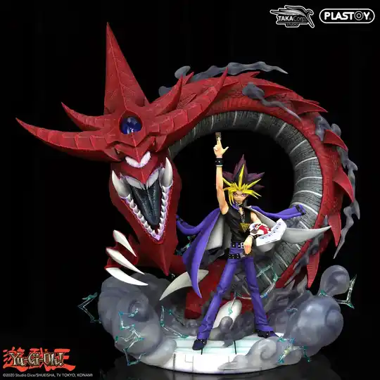 Yu-Gi-Oh! Yami Yugi et Slifer - STATUE