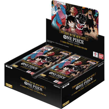 One Piece Card Game - OP09 - THE FOUR EMPERORS - BOITE de 24 Boosters Anglais