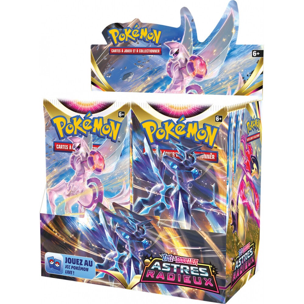 Pokémon - Boite de Boosters Français - Display 36 Boosters EB10 - Epée et Bouclier 10 - Astres Radieux