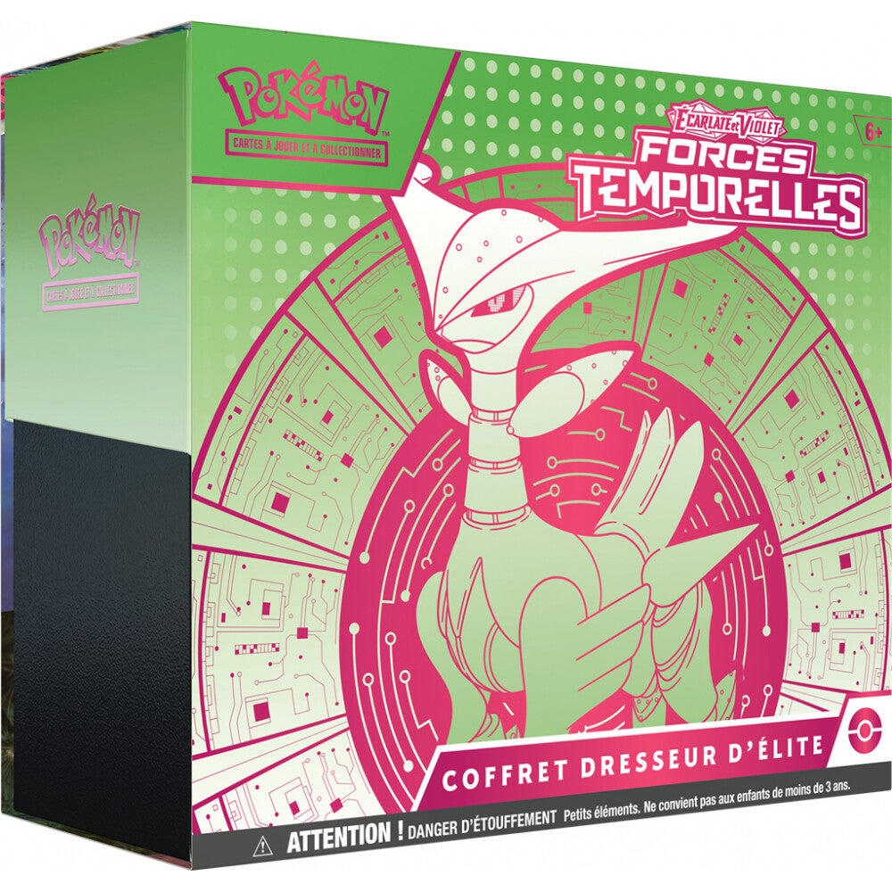 Pokémon " Elite Trainer Box " ETB EV05 Ecarlate et Violet - Forces Temporelles " Vert-de-Fer "