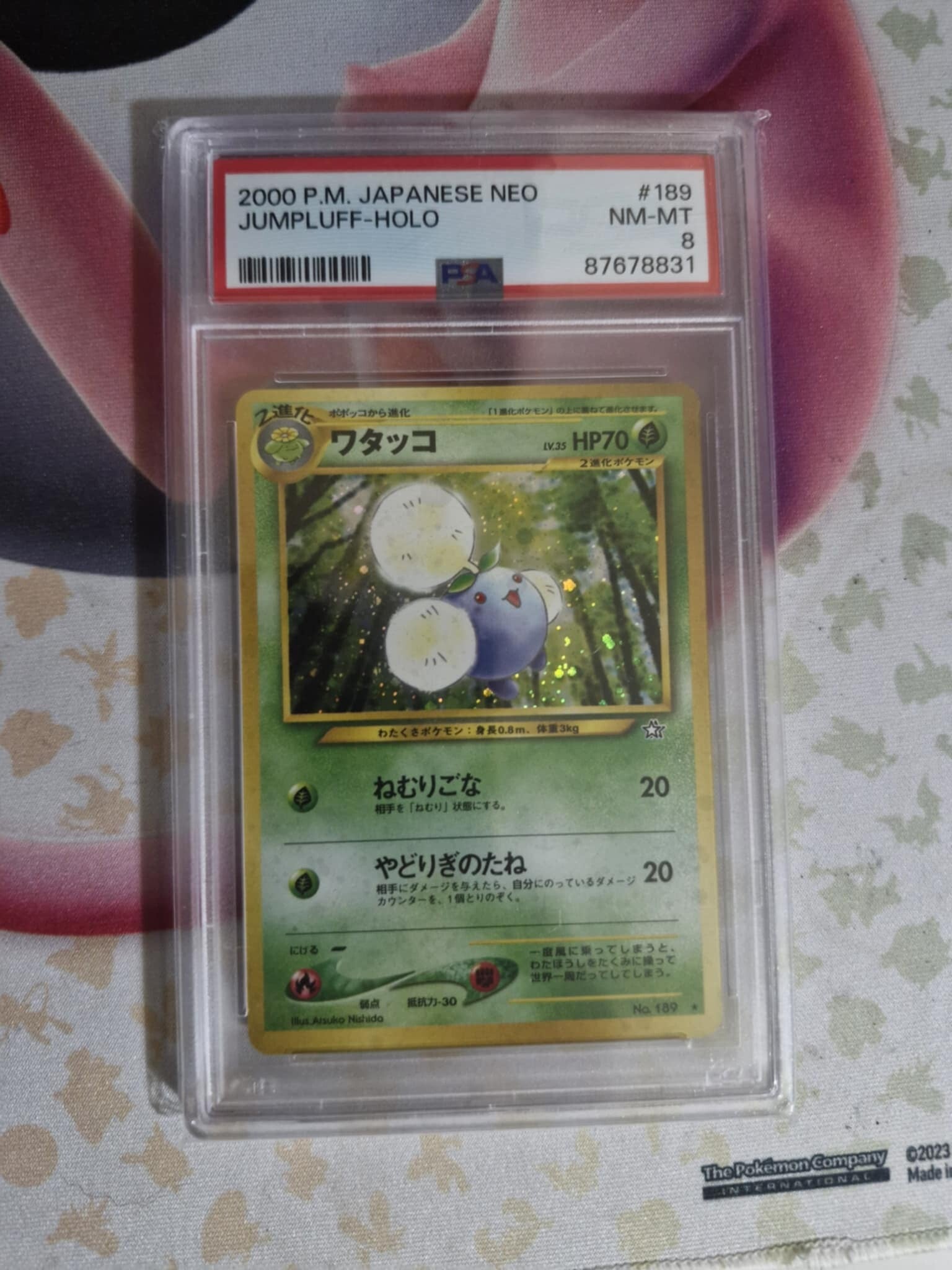 Pokémon - Jumpluff - HOLO - NEO GENESIS - PSA 8