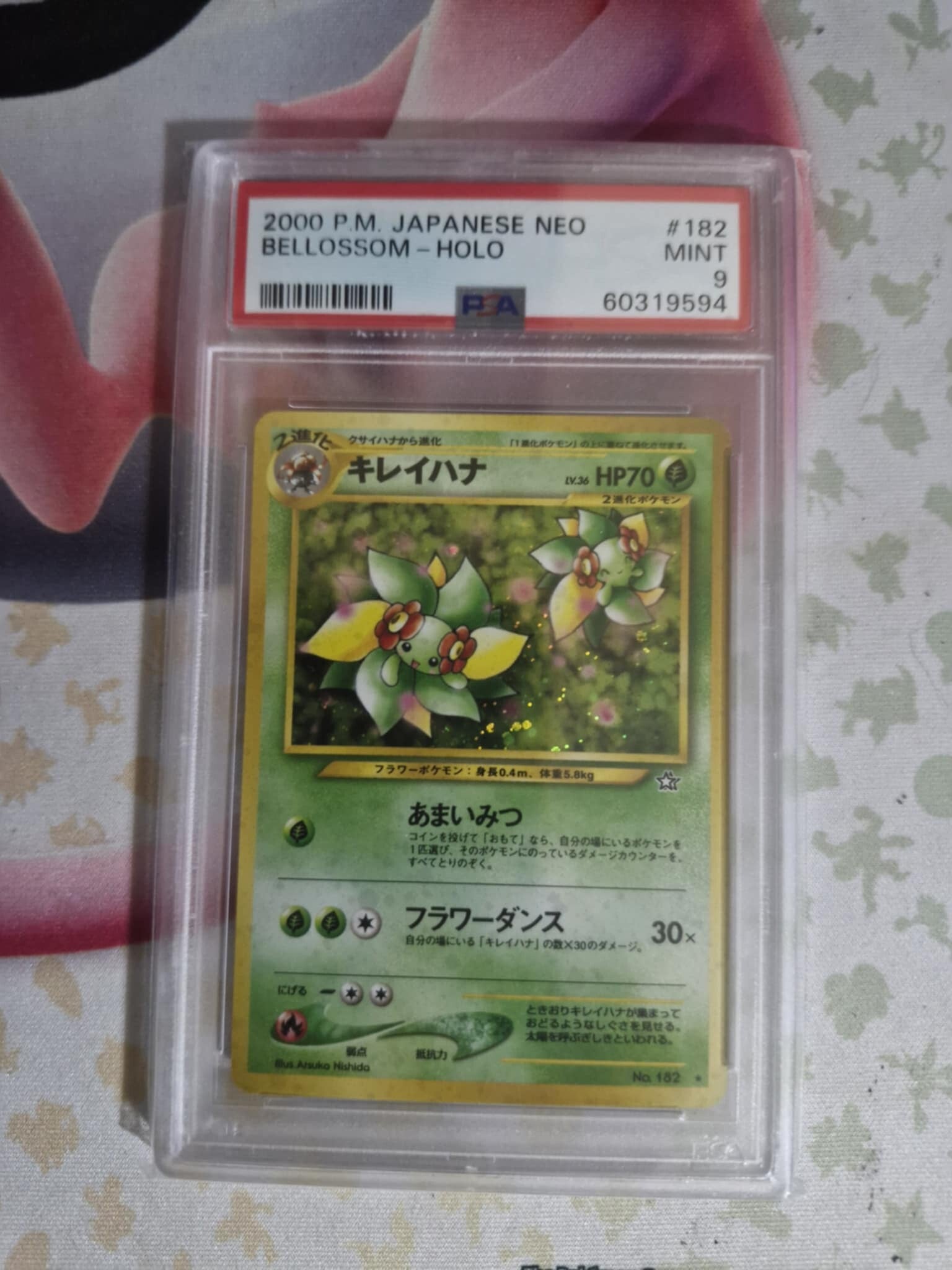 Pokémon - Bellossom - HOLO - NEO GENESIS - PSA 9
