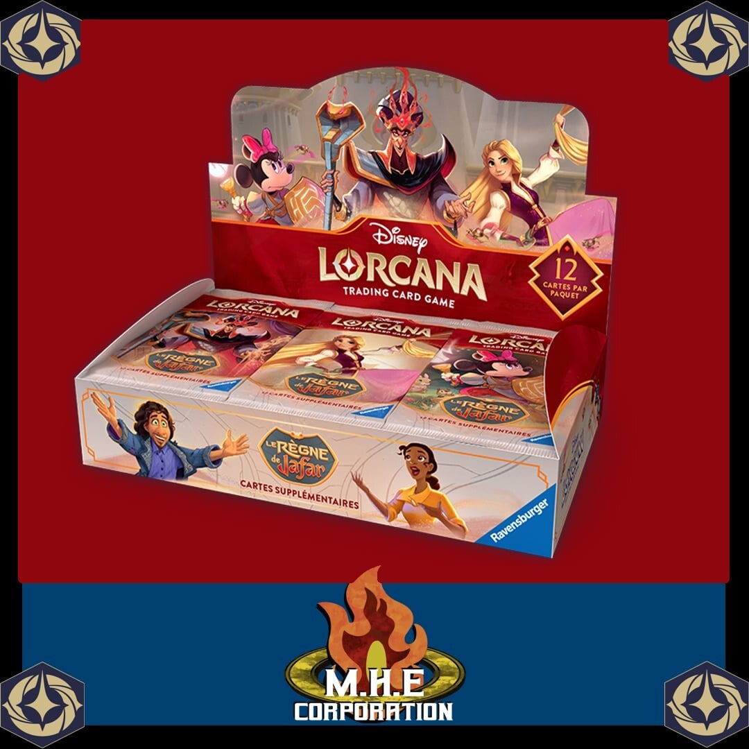 Disney Lorcana : Display 24 Boosters - Chapitre 8 : Le Règne de Jafar