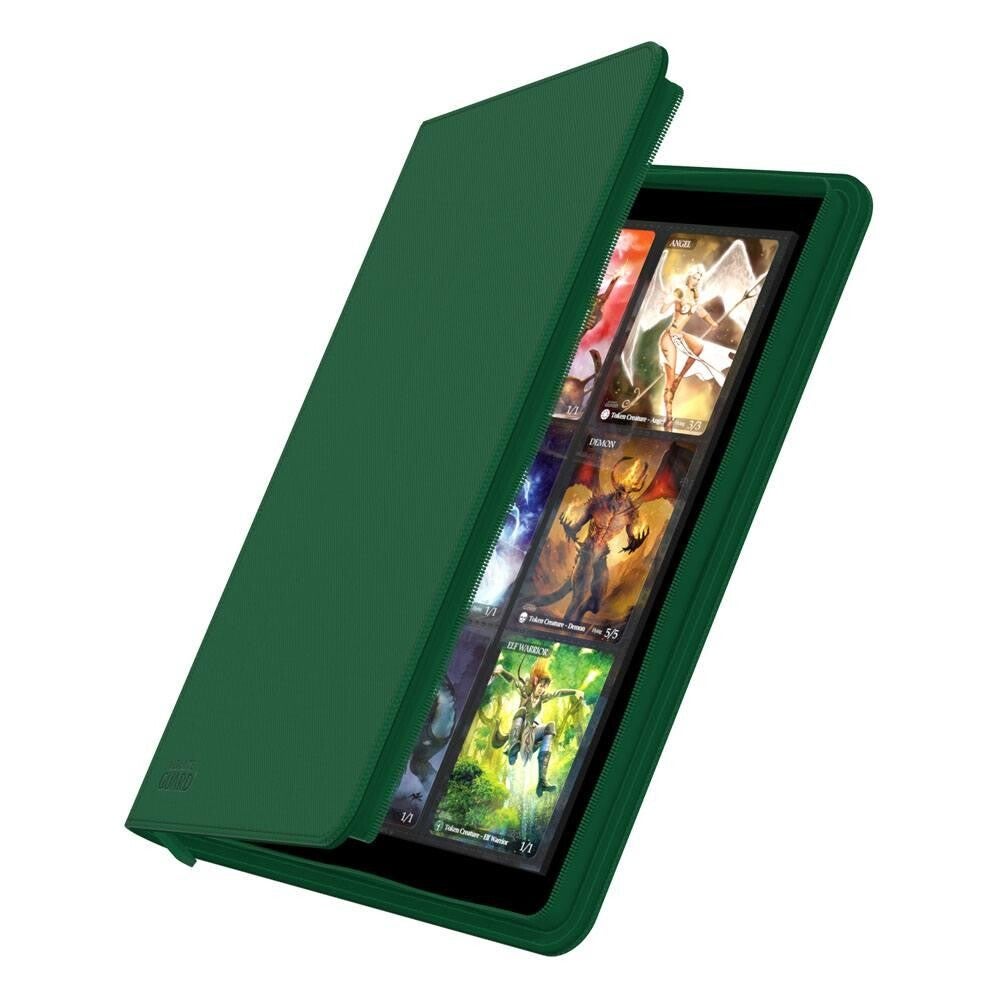 Portfolio Ultimate Guard Zipfolio 360 " 18-Pocket XenoSkin Vert "