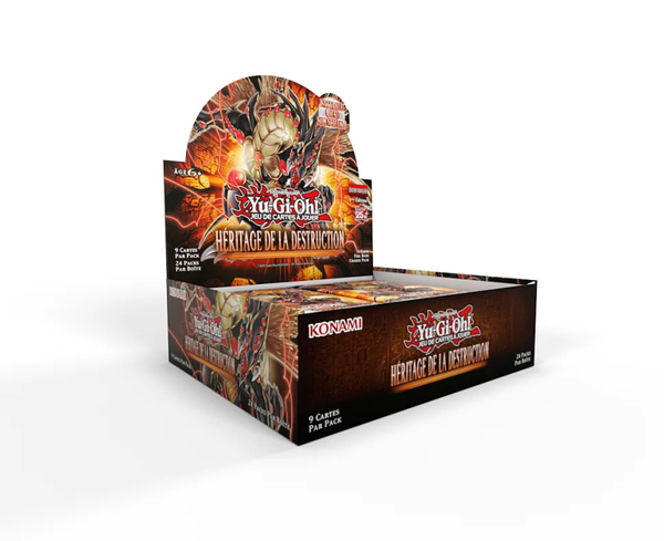 Yu-Gi-Oh! " Héritage de la Destruction " Boite de Boosters- 24 Boosters