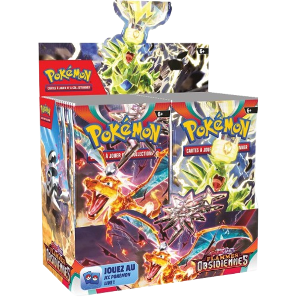 Pokémon - Display 36 Boosters EV03 - Ecarlate et Violet - Flammes Obsidiennes